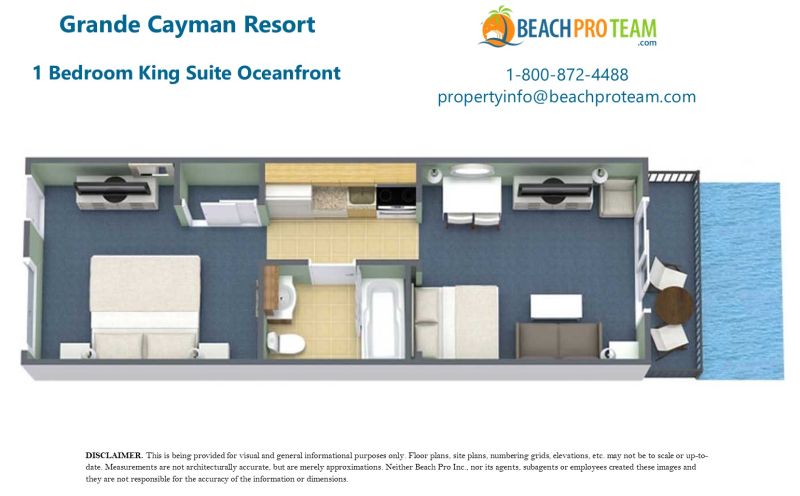 Grande Cayman Resort 1 Bedroom King Oceanfront